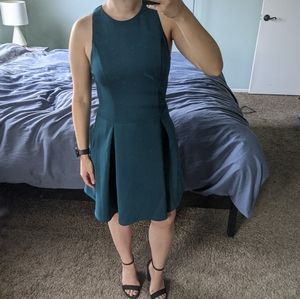 Teal Abercrombie and Fitch skater dress